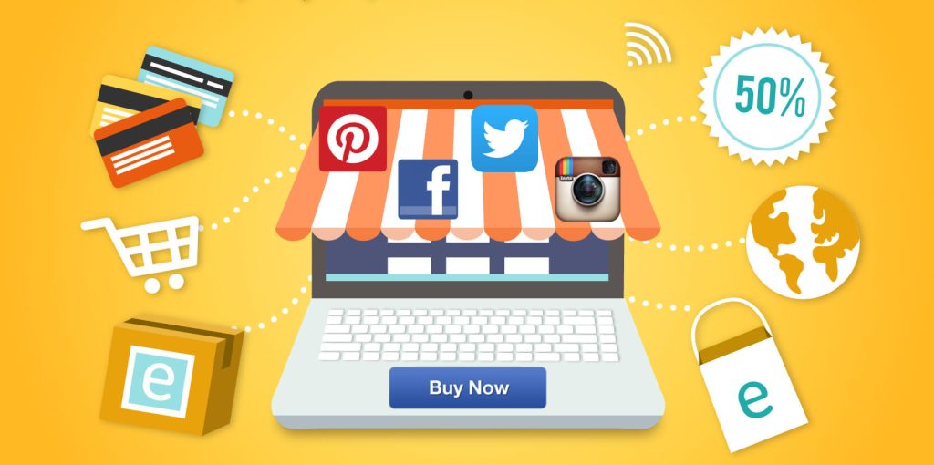Shopping through social media